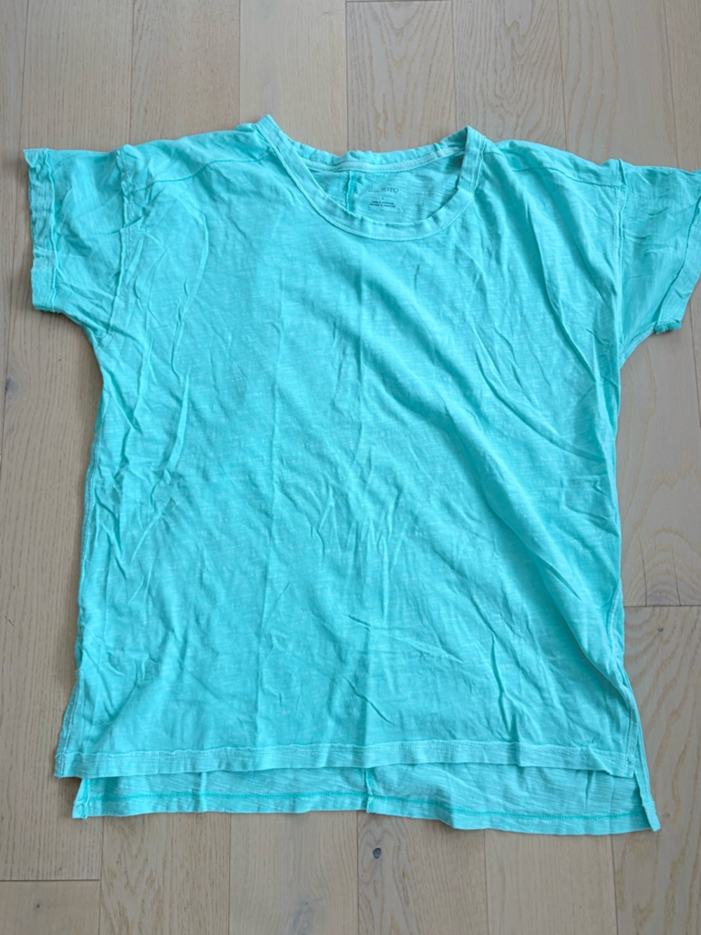 Anthropology, short sleeve, teal green size large T-shirt